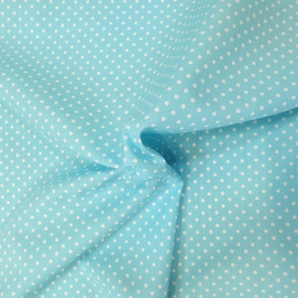 3mm Spot Cotton Sky Blue